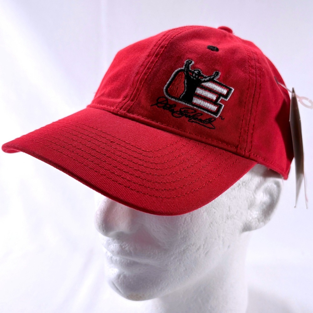 Vintage Dale Earnhardt Sr Tribute Hat Chase Authentics NASCAR Red Racing Cap NWT